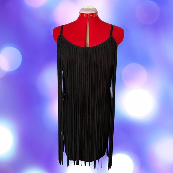 Peep Toe - Bodycon Dancing Dress - Black - Size Medium - Picture 1 of 8